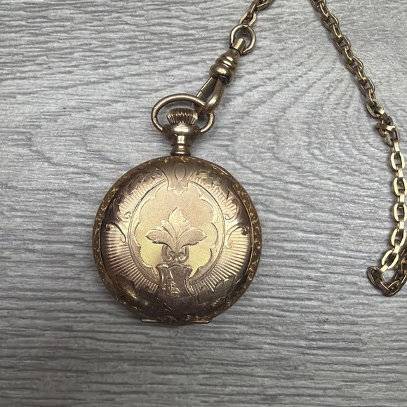 Beautiful American Waltham Model 7675567 12K Rolled Gold Filled Pocket Watch VTG main image 11
